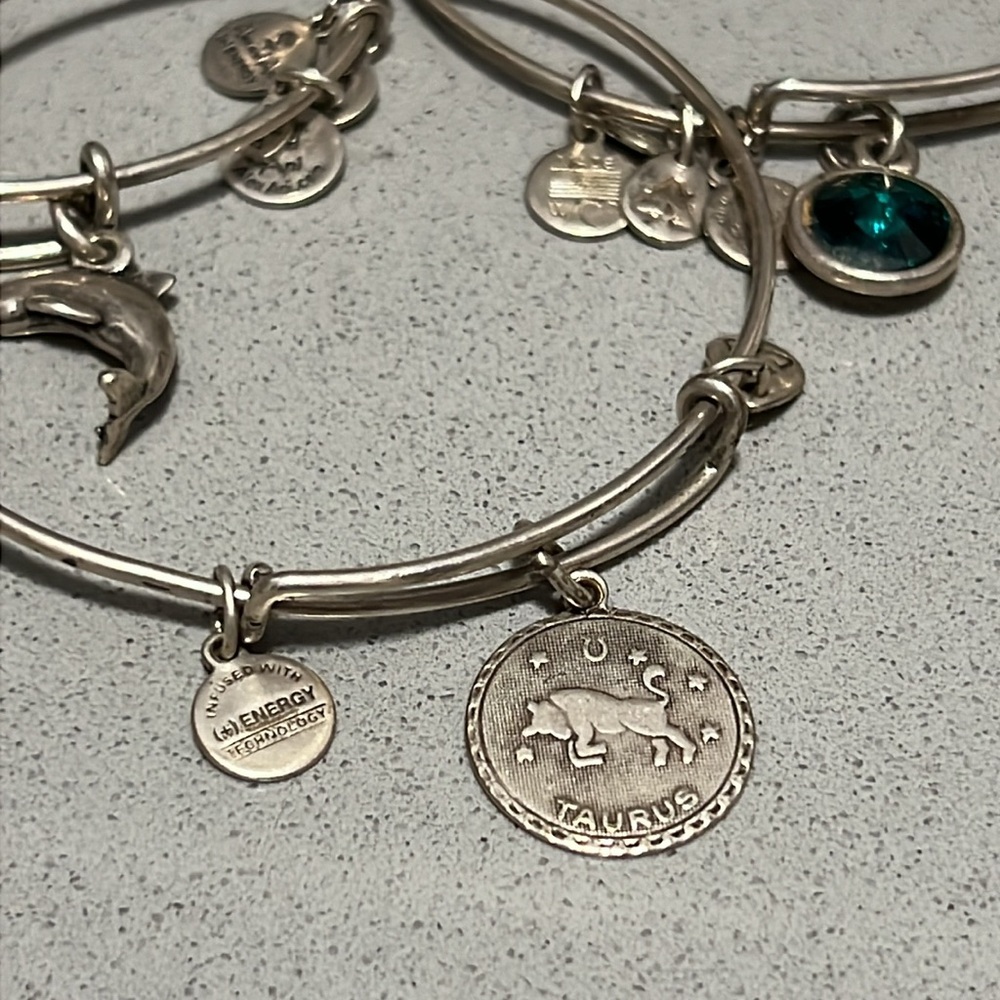 7 Alex and Ani Bracelets - Picture 3 of 5